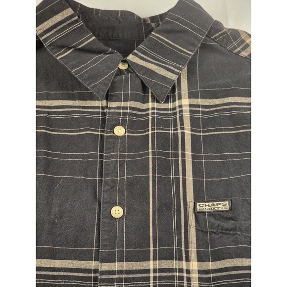 Vintage Chaps Ralph Lauren Men's XXL  Button Up Long Sleeve Plaid Shirt - Picture 1 of 6